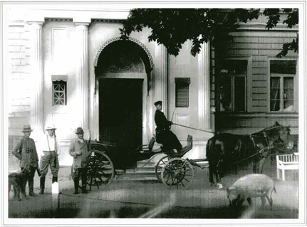 Das Schloss in historischer Ansicht